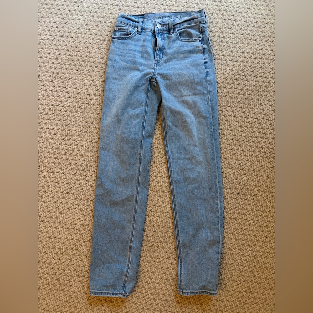 American Eagle Outfitters Light Blue Stretch Denim
